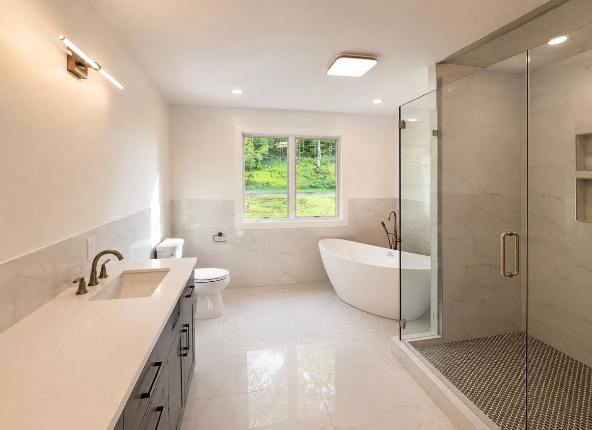 Luxury bathroom renovation